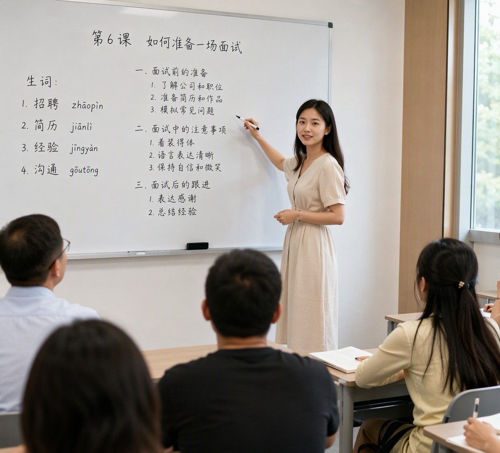 全真模考班学习场景