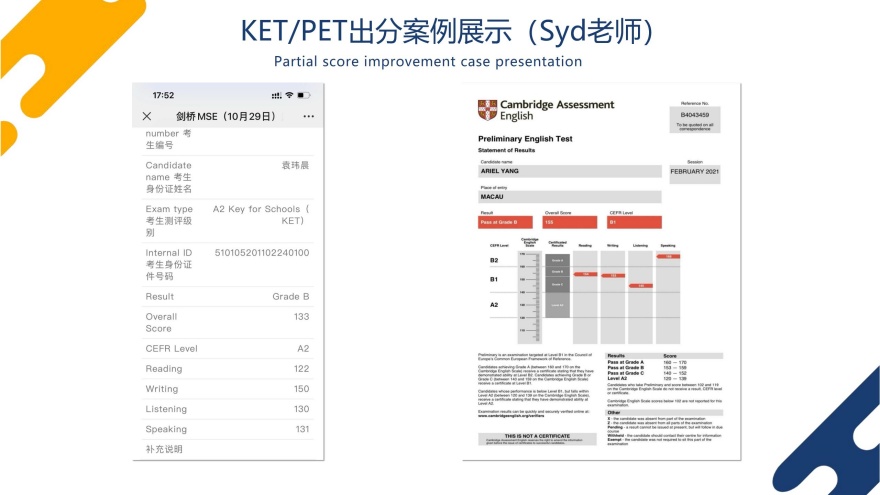 成都唯课国际教育学员高分上岸一览