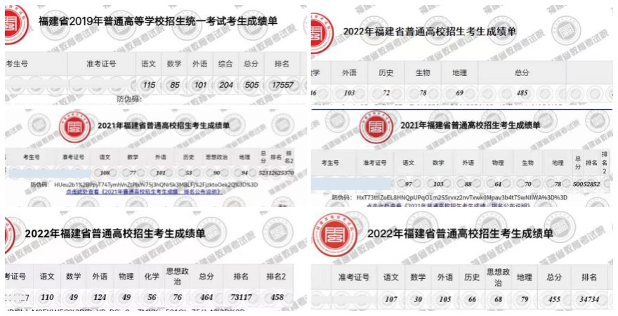 福建为峰教育学员高分上岸一览