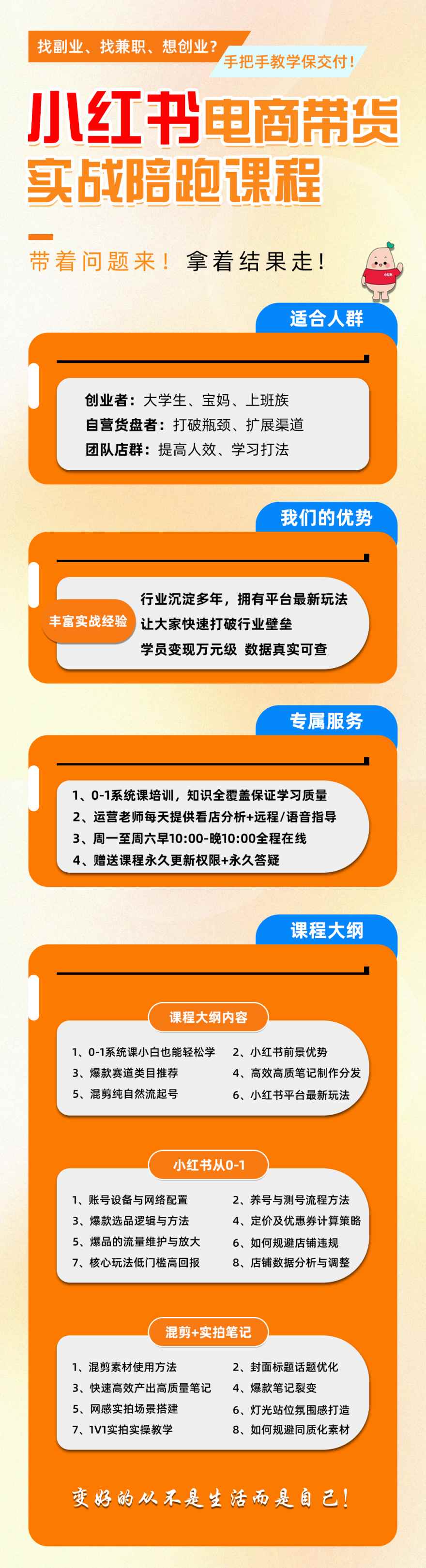 小红书电商带货实战课程