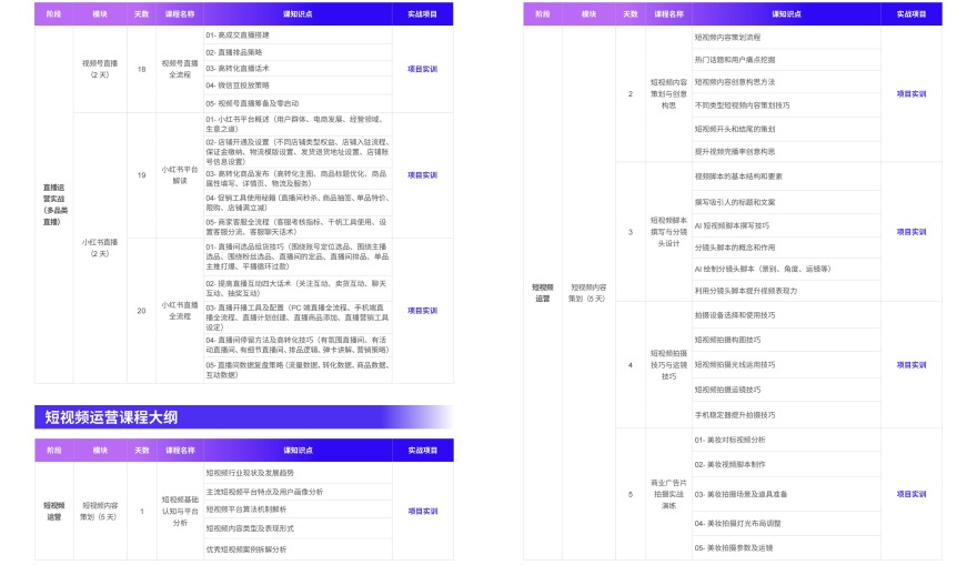 新媒体短视频+直播电商运营