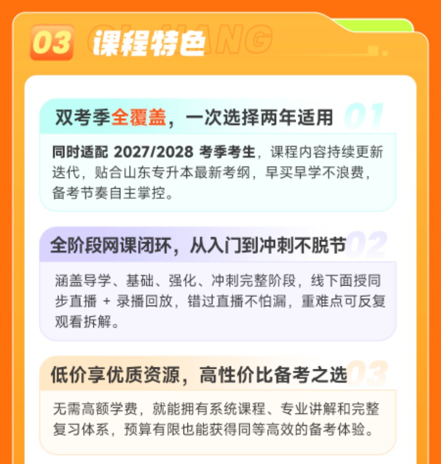 山东线上全程班开课啦！欢迎咨询！