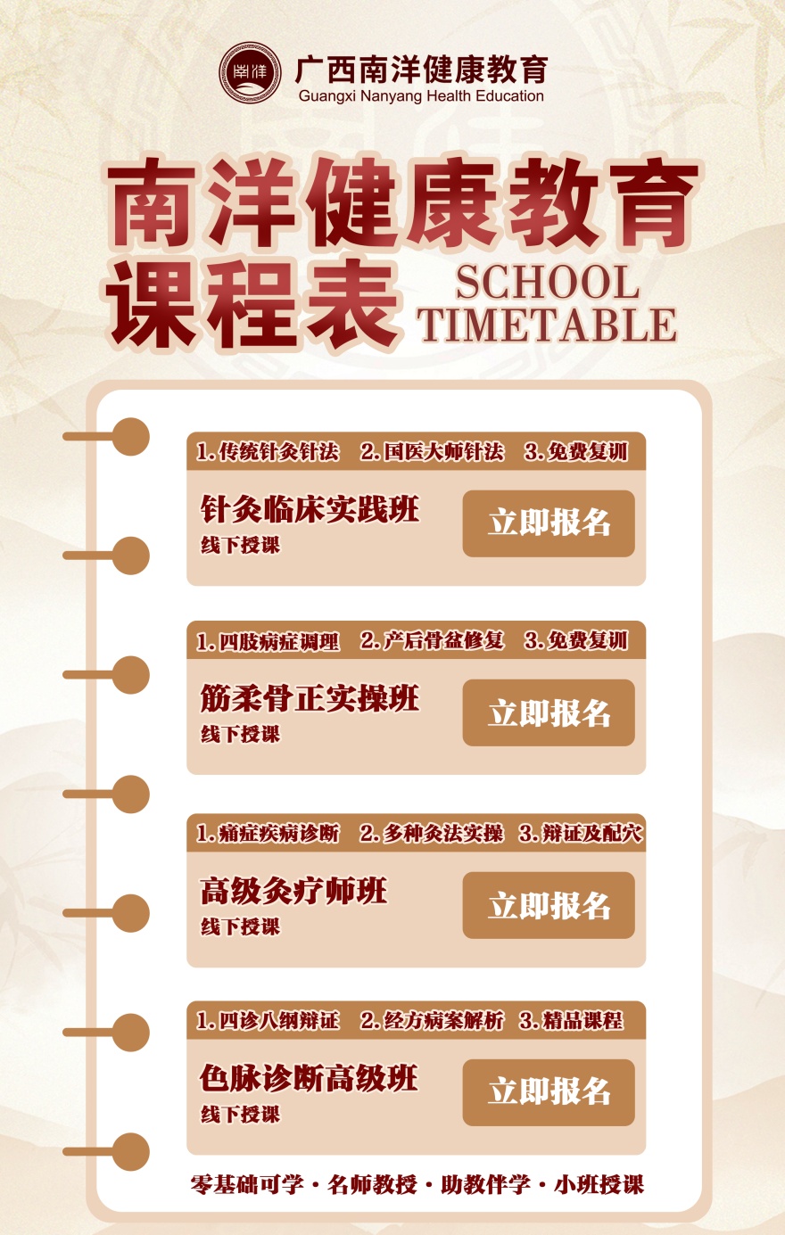 广西南洋中医职业技能培训课程