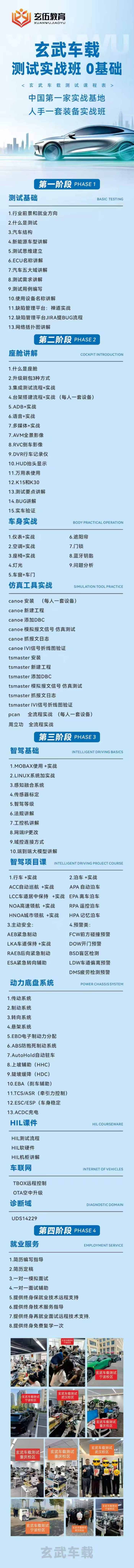 车载测试实战班开课了,火热报名中,欢迎咨询！