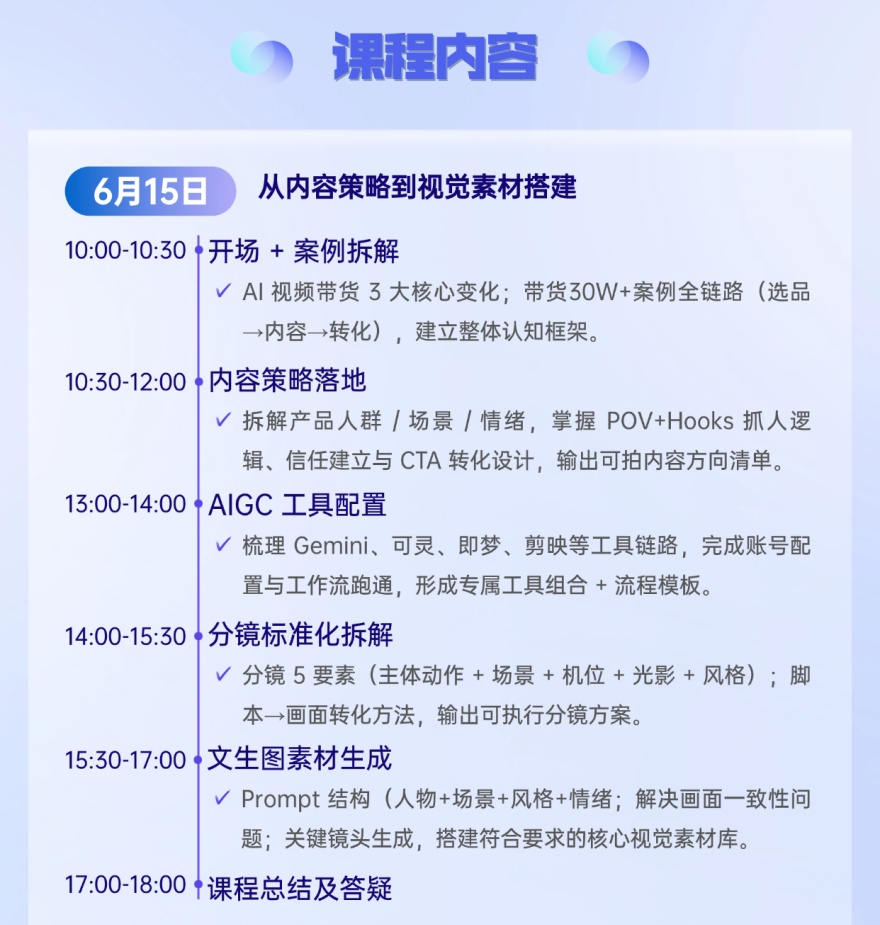 AI视频课程