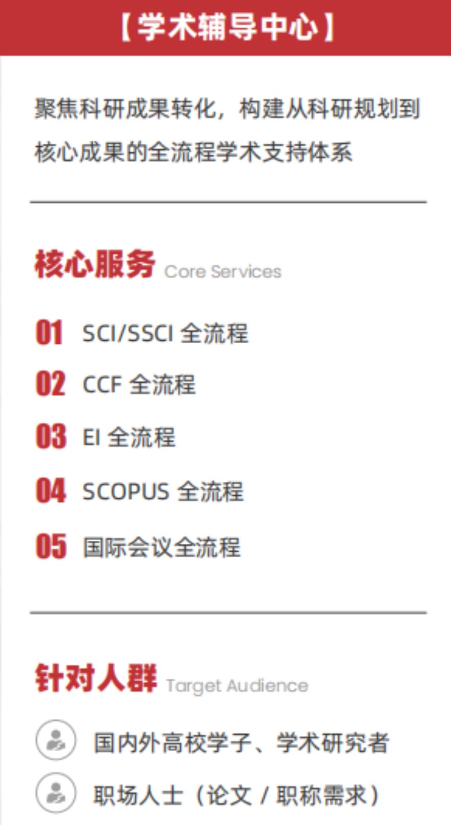 学术辅导课程开课啦！欢迎咨询！