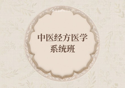 中医经方医学系统班
