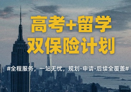 高考+留学双保险计划
