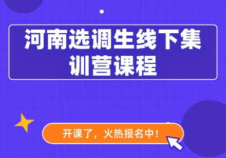 河南选调生线下集训营课程