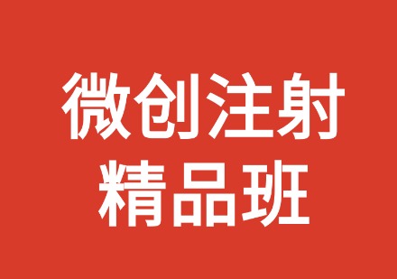微创注射精品班