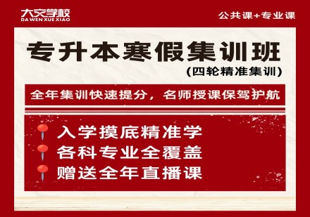 专升本寒假集训班