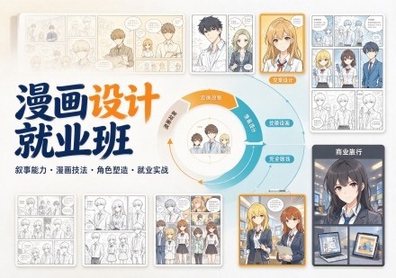 漫画设计就业班课程