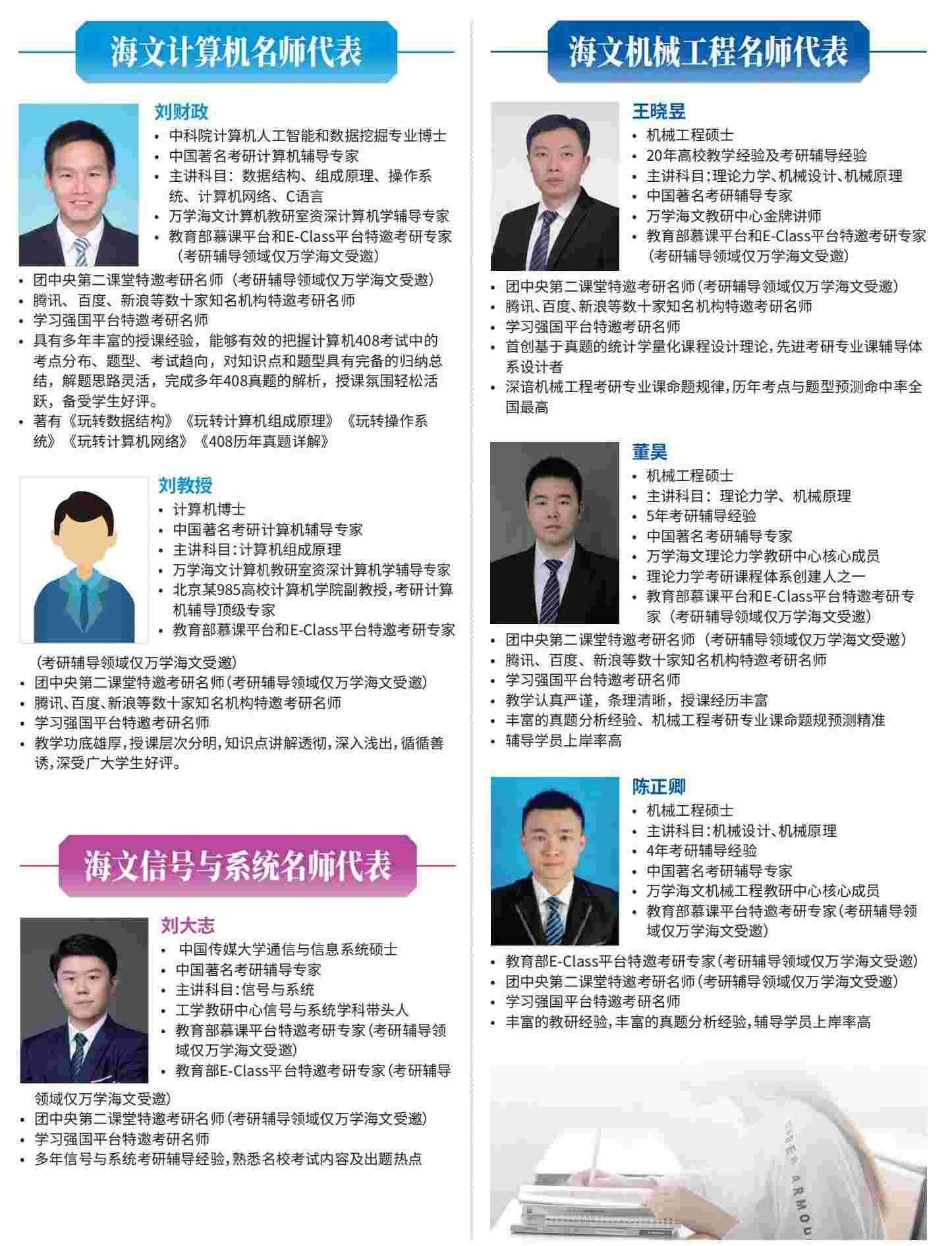 海文考研名师风采一览