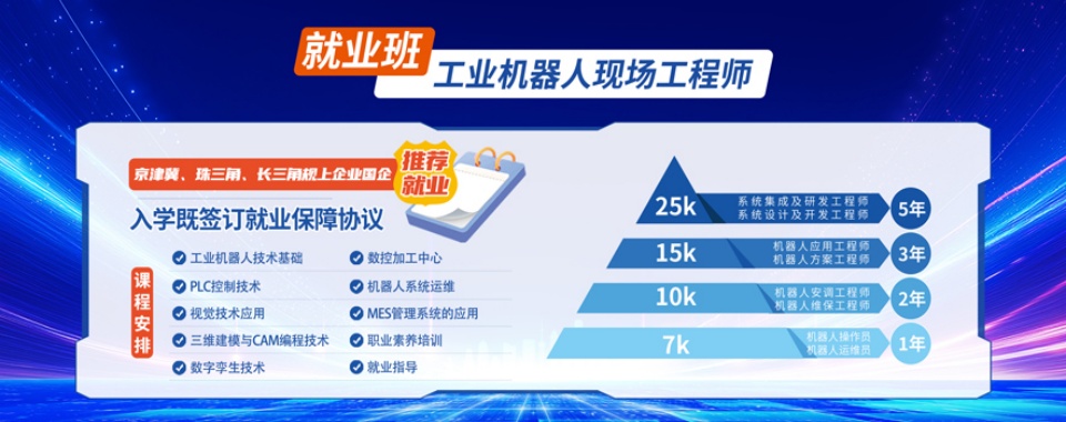 河北10大实力靠谱的工业机器人培训学校排名榜单一览