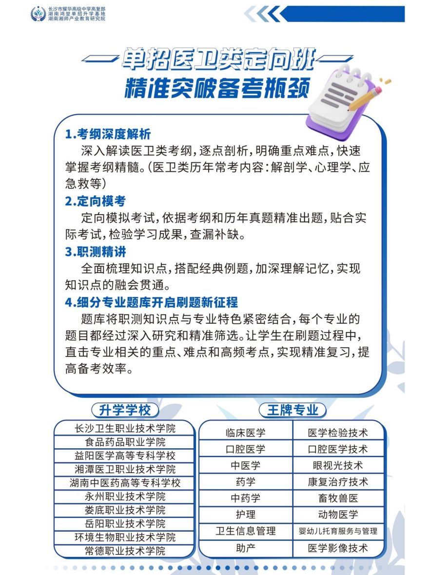 长沙本地单招考试培训机构十大排名|高考家长看过来