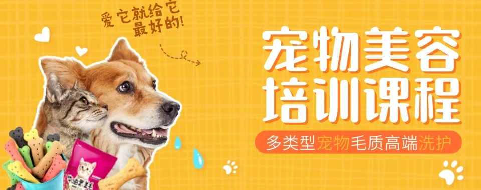杭州市余杭区专业的宠物美容培训机构三大排名榜单发布