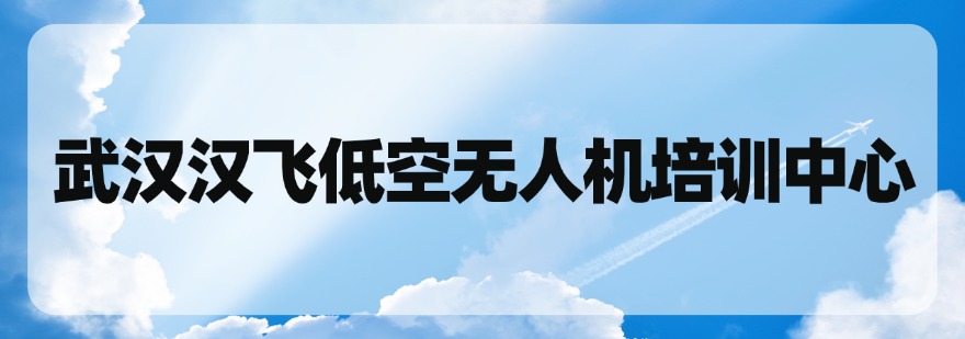 精选武汉市十大无人机执照培训机构排行榜名单