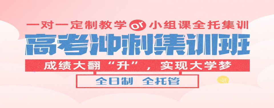 定制高考备考规划:上海市高考冲刺辅导学校-筑牢升学底气