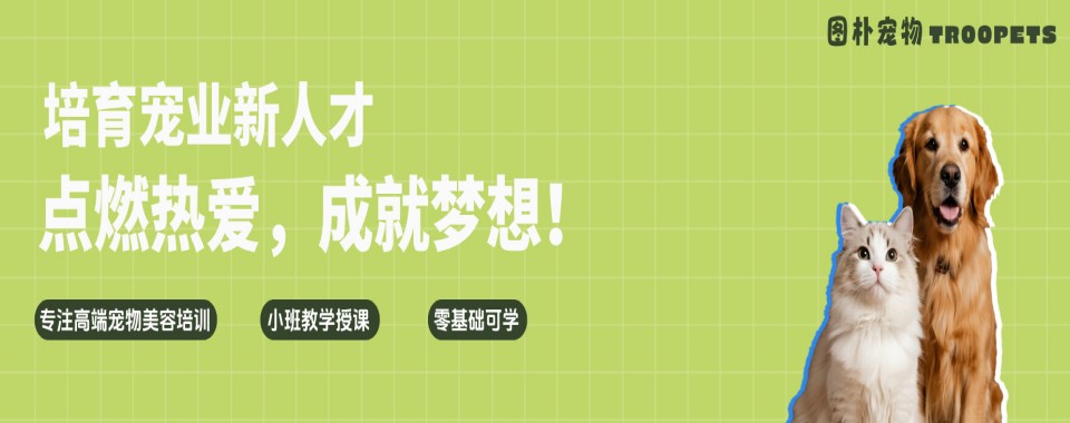 浙江省杭州市这家口碑炸裂的宠物美容培训机构,别错过呀