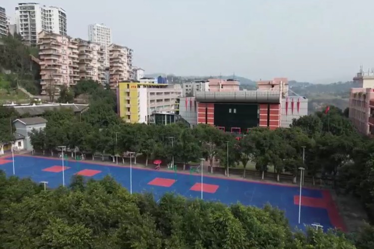 重庆市行知国防素质教育学校校区环境