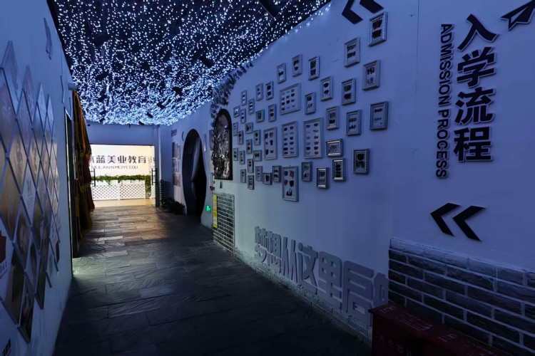 沐蓝美妆学院小区环境图