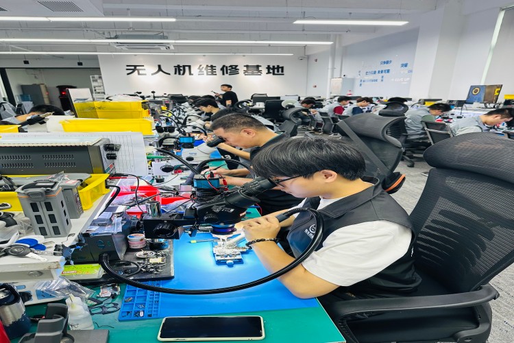 联航无人机维修培训总部环境图