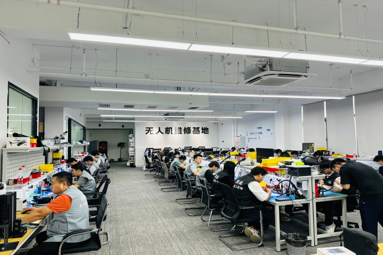 联航无人机维修培训总部环境图