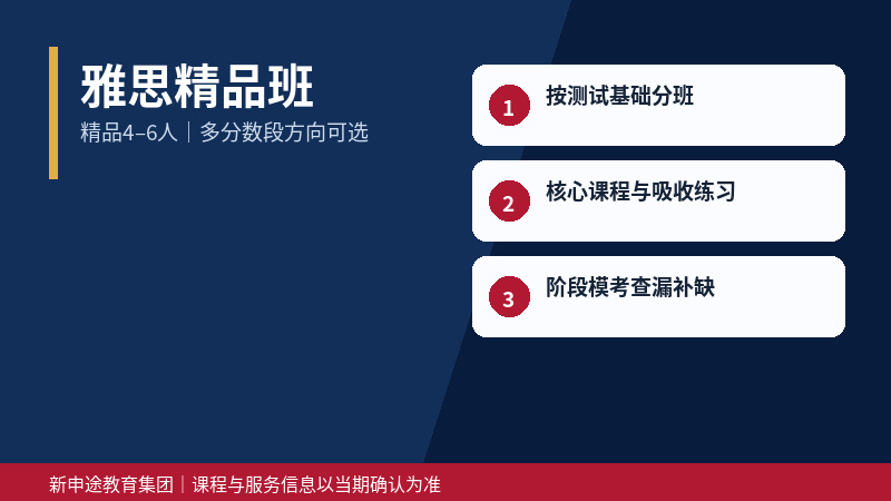 雅思精品班