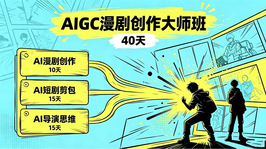 AIGC漫剧创作大师班（AMC）
